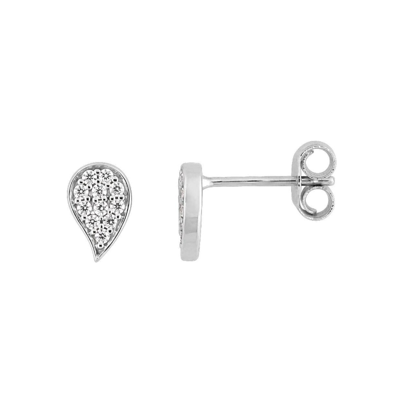 boucles-oreilles-clou-femme-or-blanc-750-oxydes-robbez-masson-2-7330-Z1 Boucles d’oreilles Femme Or blanc 750/1000 et Oxydes de zirconium ROBBEZ MASSON