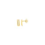 Boucles d’oreilles Femme Or jaune 750/1000 et Oxydes de zirconium ROBBEZ MASSON