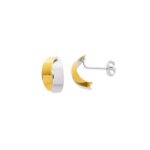 Boucles d’oreilles Femme Or jaune et blanc 750/1000 ROBBEZ MASSON