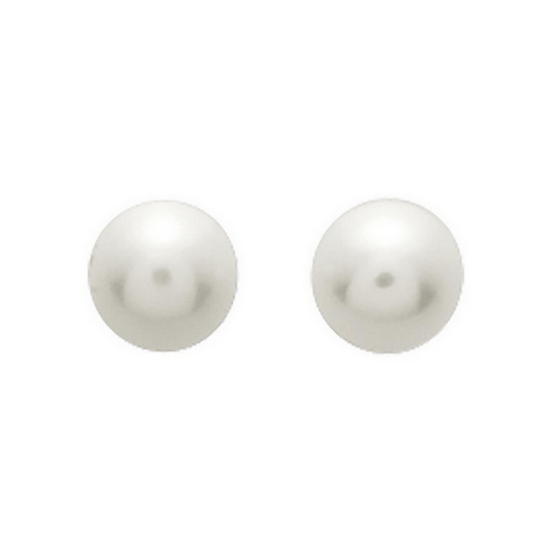 Boucles d’oreilles clous Perles de culture 6 mm Or jaune 750/1000 ROBBEZ MASSON