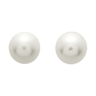 Boucles d’oreilles clous Perles de culture 7 mm Or jaune 750/1000 ROBBEZ MASSON