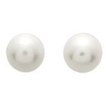 Boucles d’oreilles clous Perles de culture 8 mm Or jaune 750/1000 ROBBEZ MASSON
