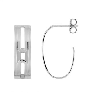 Boucles d'oreilles créoles Femme Argent MURAT
