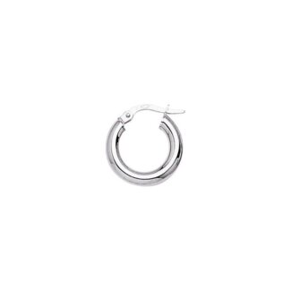 Boucles d’oreilles créoles Femme Or blanc 750/1000 ROBBEZ MASSON