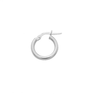 Boucles d’oreilles créoles Femme Or blanc 750/1000 ROBBEZ MASSON