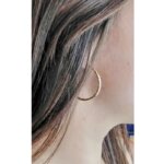 Boucles d’oreilles créoles facettée Femme Or jaune 750/1000 ROBBEZ MASSON, autre vue