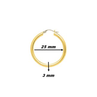 Boucles d’oreilles créoles Femme Or jaune 750/1000 ROBBEZ MASSON