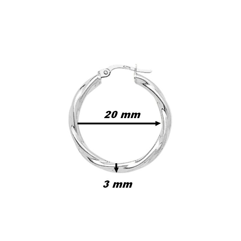 boucles-oreilles-creoles-femme-torsadees-or-blanc-750-robbez-masson-2519G-dimensions Boucles d’oreilles créoles Femme torsadées, Or blanc 750/1000 ROBBEZ MASSON, dimensions