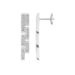 Boucles d'oreilles pendantes Femme Argent et Oxydes Guy Laroche
