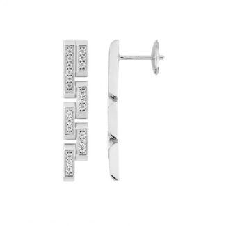 Boucles d'oreilles pendantes Femme Argent et Oxydes Guy Laroche
