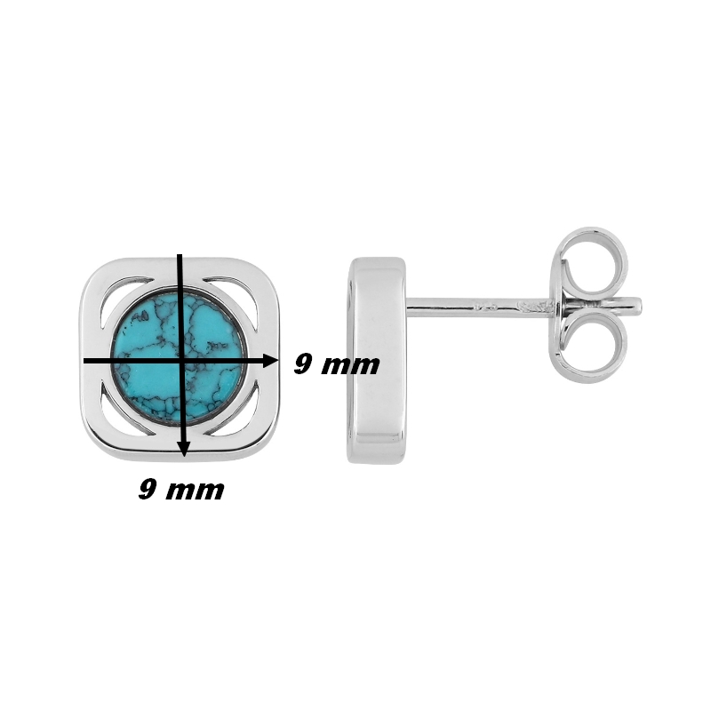 boucles-oreilles-femme-argent-turquoise-murat-305004-dimensions Boucles d'oreilles Femme Argent et Turquoise MURAT, dimensions