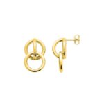 Boucles d’oreilles double cercle Or jaune 750/1000 ROBBEZ MASSON