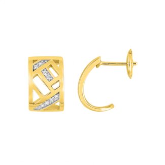 Boucles d'oreilles Femme Plaqué Or et Oxydes Guy Laroche