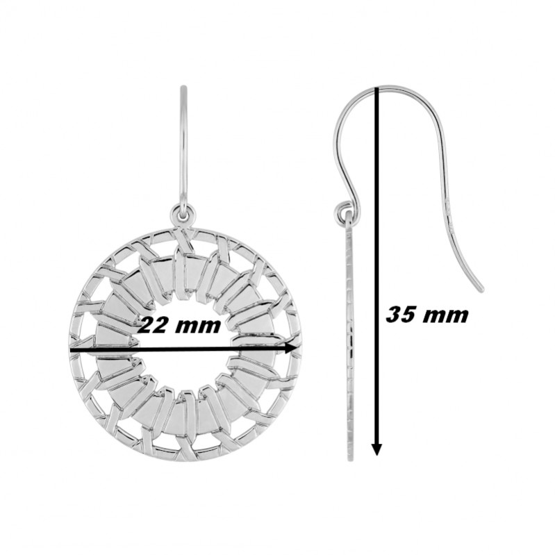 boucles-oreilles-pendantes-femme-argent-murat-305252-dimensions Boucles d'oreilles pendantes Femme Argent MURAT, dimensions