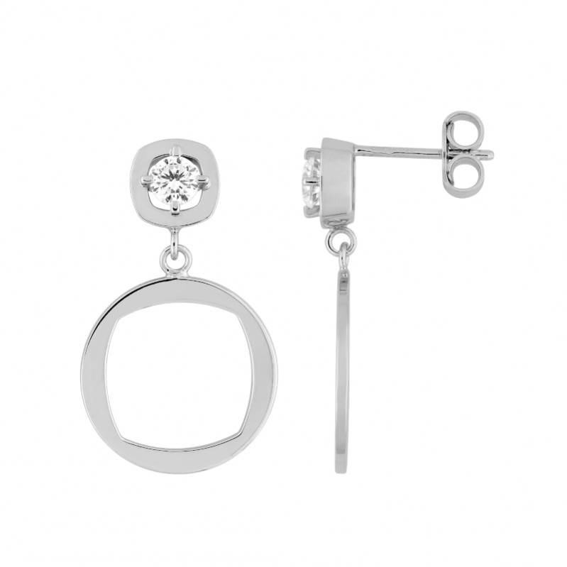 boucles-oreilles-pendantes-femme-argent-oxydes-murat-305287-1 Boucles d'oreilles pendantes Femme Argent et Oxydes MURAT