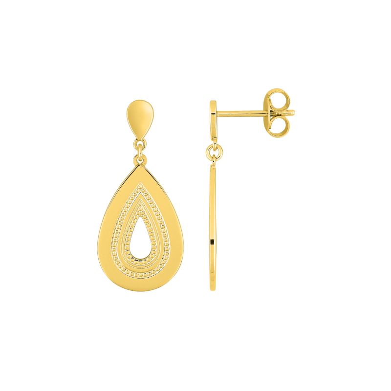 boucles-oreilles-pendantes-femme-plaque-or-murat-105021 Boucles d'oreilles pendantes Femme Plaqué Or MURAT