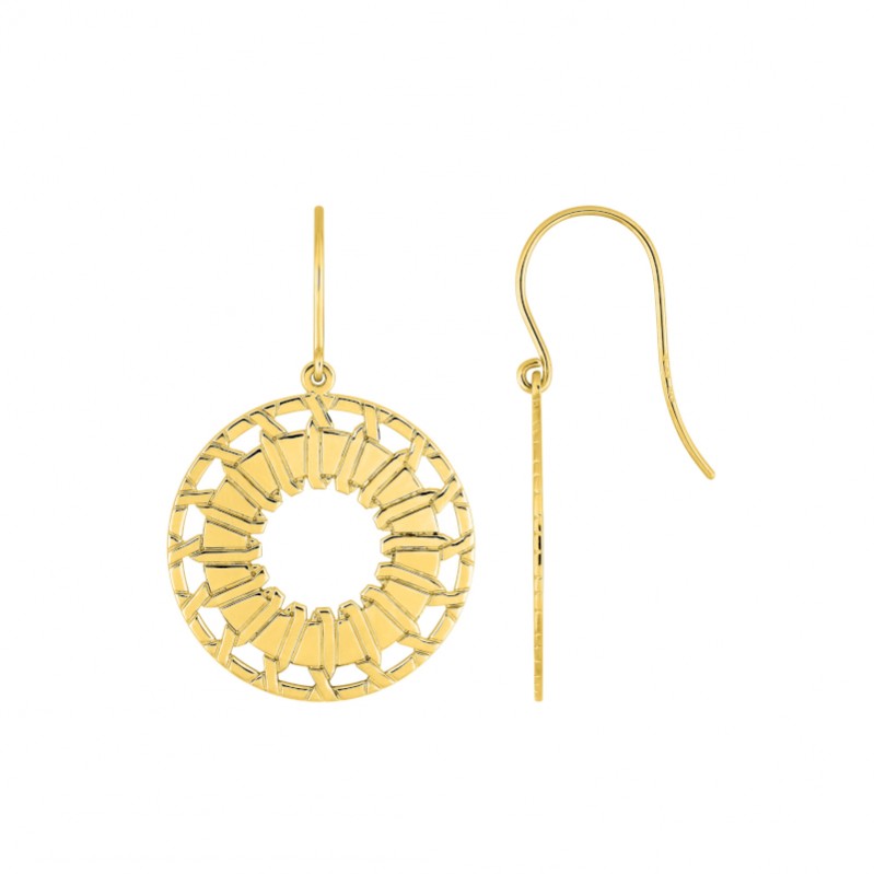 boucles-oreilles-pendantes-femme-plaque-or-murat-105252 Boucles d'oreilles pendantes Femme Plaqué Or MURAT