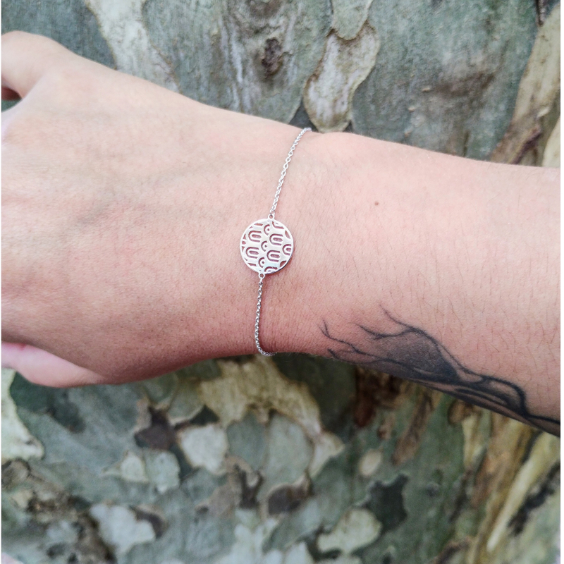 bracelet-femme-argent-murat-303496-porte Bracelet Femme Argent 925/1000 MURAT porté