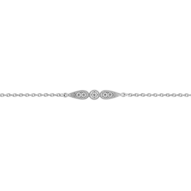 bracelet-femme-argent-oxyde-murat-303210-1 Bracelet Femme Argent 925/1000 et Oxydes de zirconium MURAT