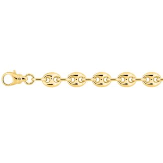 Bracelet Femme Or jaune 750/1000 grain de café creux ROBBEZ MASSON