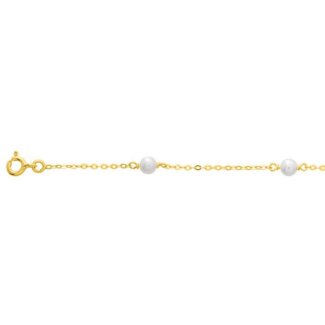Bracelet Femme OR jaune 750/1000 et Perles de culture ROBBEZ MASSON