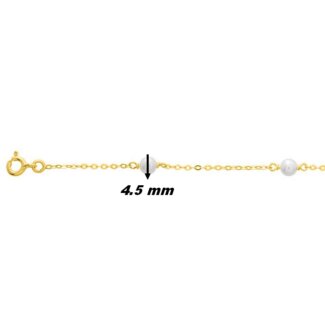 Bracelet Femme OR jaune 750/1000 et Perles de culture ROBBEZ MASSON, diamètre