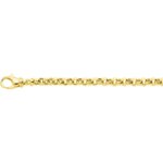 Bracelet Femme maille Jaseron creuse Or jaune 750/1000 ROBBEZ MASSON