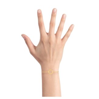 Bracelet Femme Plaqué or MURAT porté