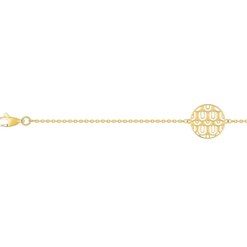 bracelet-femme-plaque-or-murat-103496 Bracelet Femme Plaqué Or rond MURAT