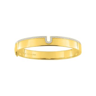 Bracelet jonc Femme Plaqué Or et oxydes Guy Laroche