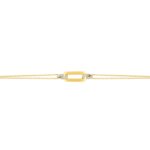 Bracelet Femme Plaqué Or et Oxydes Guy laroche