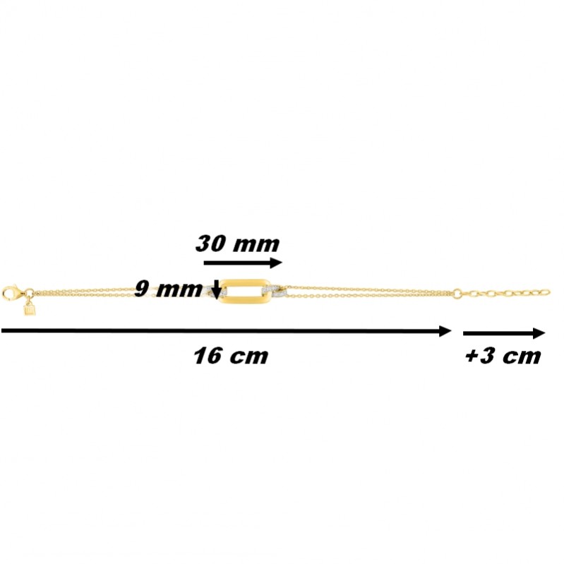 bracelet-femme-plaque-or-oxydes-guy-laroche-g13052-10-dimensions Bracelet femme Plaqué Or et Oxydes Guy Laroche dimensions
