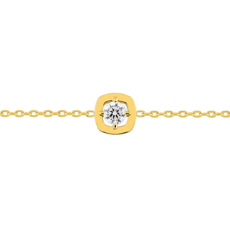 Bracelet Femme Plaqué Or et Oxyde de zirconium MURAT