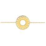 Bracelet Femme graphique cercle Plaqué or MURAT