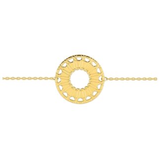 Bracelet Femme graphique cercle Plaqué or MURAT