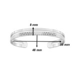 Bracelet jonc Femme Argent 925/1000 MURAT, dimensions