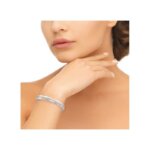 Bracelet jonc Femme Argent 925/1000 MURAT porté