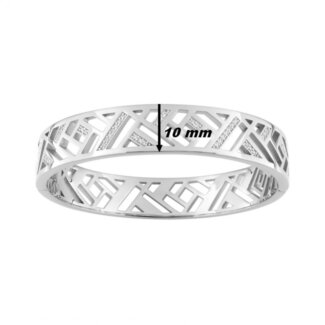 Bracelet jonc femme Argent et oxydes Guy Laroche