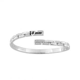 Bracelet jonc femme Argent et Oxydes Guy Laroche