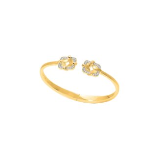 Bracelet jonc Femme Plaqué Or et Oxydes Guy Laroche
