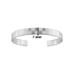 Bracelet jonc Homme Argent Guy Laroche largeur
