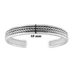 Bracelet jonc Homme Agent MURAT, largeur