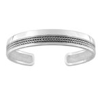 Bracelet jonc Homme Argent MURAT