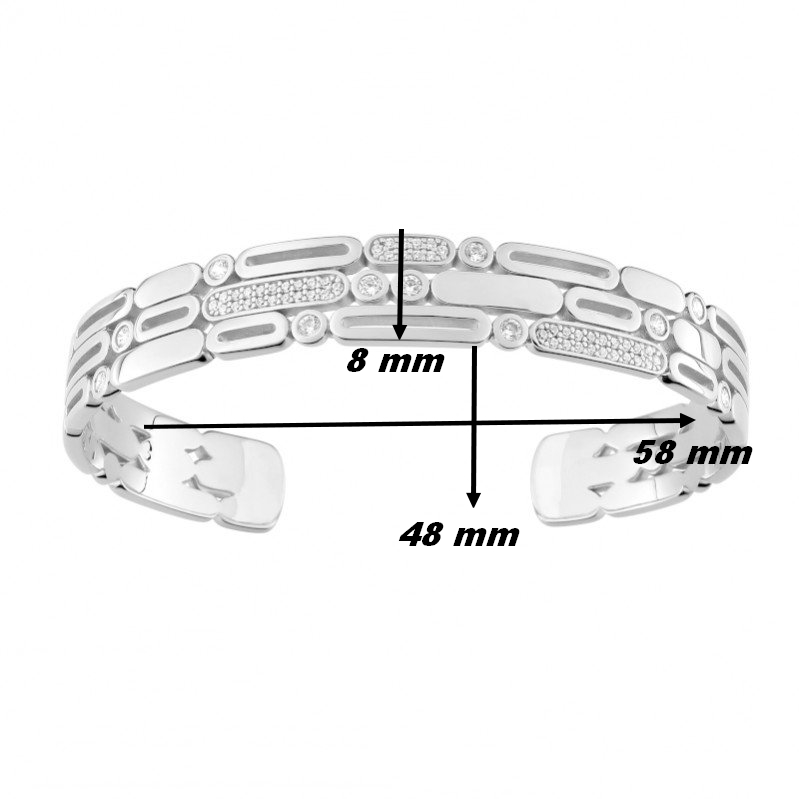 bracelet-jonc-manchette-femme-argent-oxydes-murat-303174-1-dimensions Bracelet jonc manchette Femme Argent 925/1000 et Oxydes de zirconium MURAT, dimensions