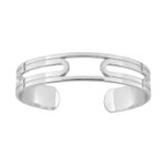 Bracelet jonc, manchette graphique Femme Argent 925/1000 MURAT