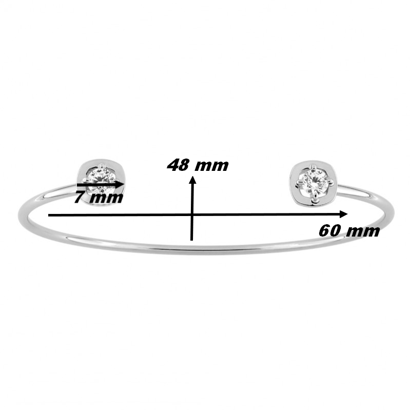 bracelet-jonc-ouvert-femme-argent-oxydes-murat-303269-1-dimensions Bracelet Jonc ouvert Femme Argent 925/1000 et Oxydes de zirconium MURAT, dimensions