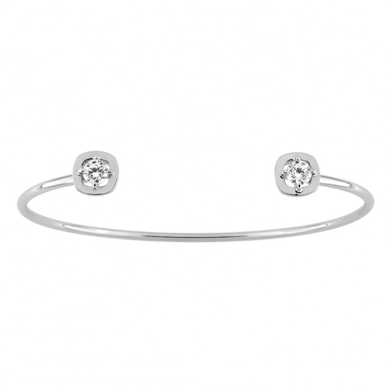 bracelet-jonc-ouvert-femme-argent-oxydes-murat-303269-1 Bracelet Jonc ouvert Femme Argent 925/1000 et Oxydes de zirconium MURAT