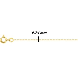 Chaîne forçat Femme Or jaune 750/1000 ROBBEZ MASSON, largeur