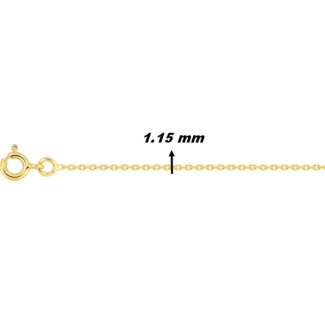 Chaîne forçat Femme Or jaune 750/1000 ROBBEZ MASSON, largeur