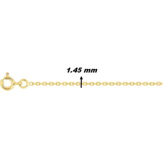 Chaîne forçat Femme Or jaune 750/1000 ROBBEZ MASSON, largeur
